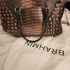 Brahmin Carryall, think the color is Fig Jam, unable to find strap.